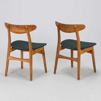 Hans J Wegner, stolar, ett par, "CH-30", Carl Hansen & Søn, Danmark, 1950-60-tal.