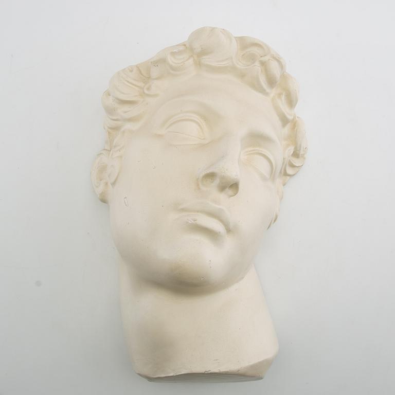 Sculpture/relief, plaster, 20th century.