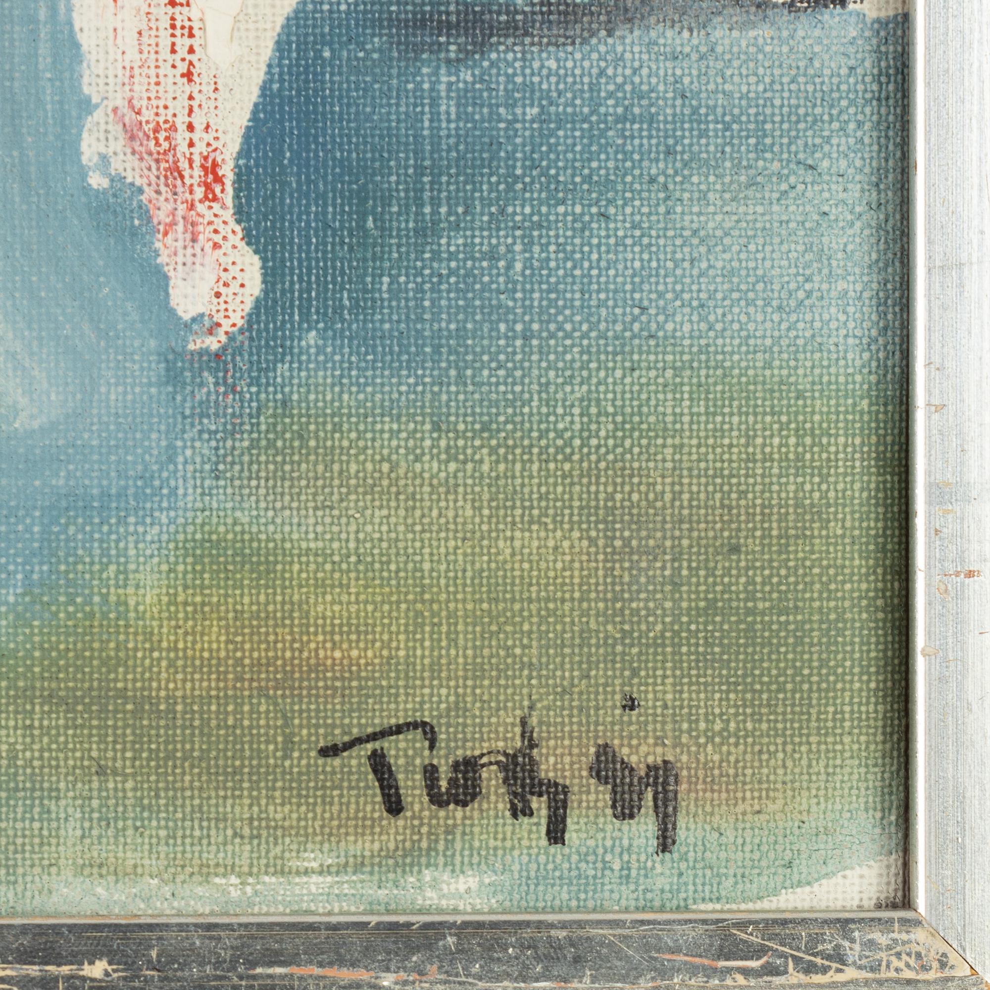 Ulf Trotzig, oil on canvas, signed.