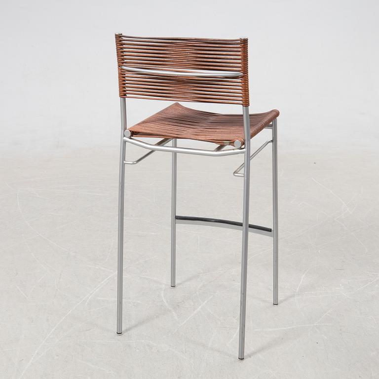 Tito Agnoli, bar stool, for Pierantonio Bonacina, Italy, late 20th century.