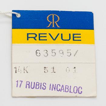Revue, taskukello, savonette, 51,5 mm.