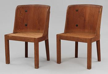 STOLAR, ett par, "Lovö", Axel Einar Hjorth, Nordiska Kompaniet, 1930-tal.