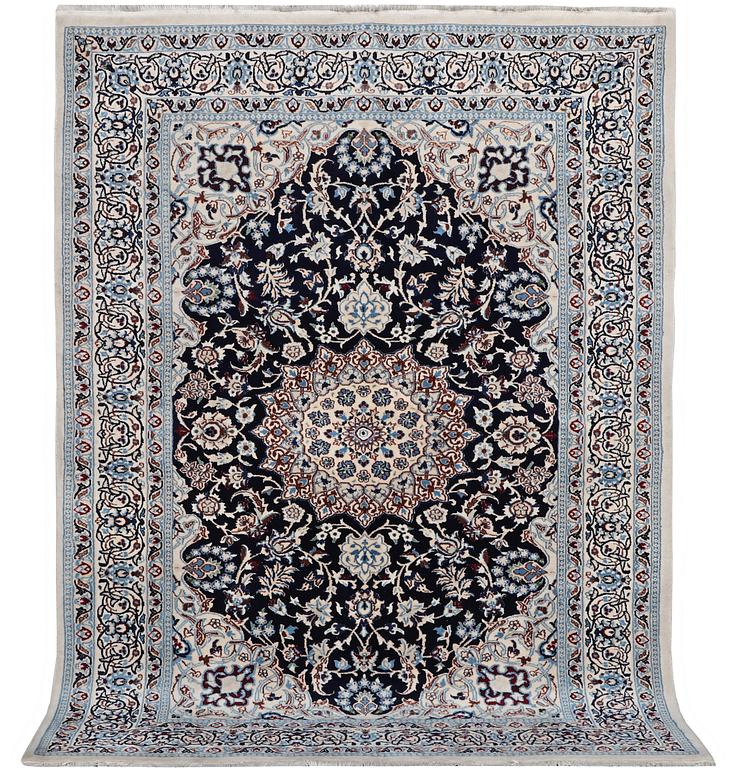 Matta, Nain, part silk, 9 laa, ca 235 x 167 cm.