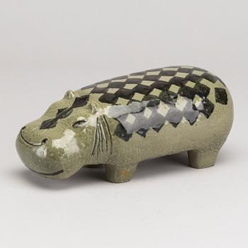 LISA LARSON, figurin ur serien "Stora Zoo" Gustavsberg 1958-67 glaserat stengods.