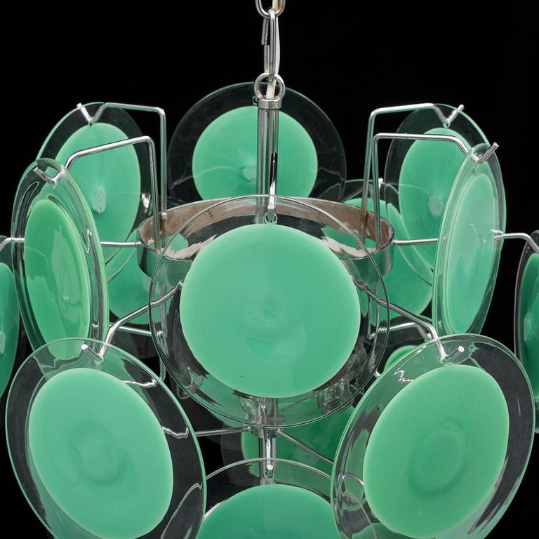 GINO VISTOSI, taklampa, Murano, Italien, 1960-tal.