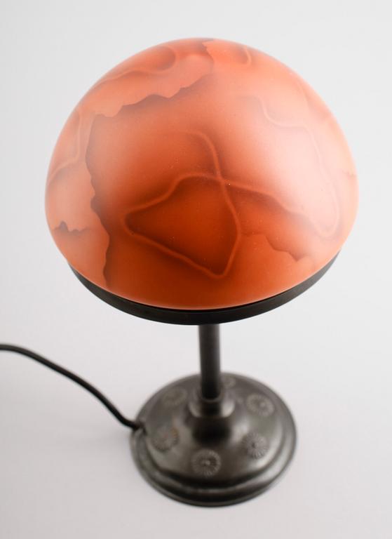 BORDSLAMPA, s k strindbergsmodell, 1900-talets första hälft.