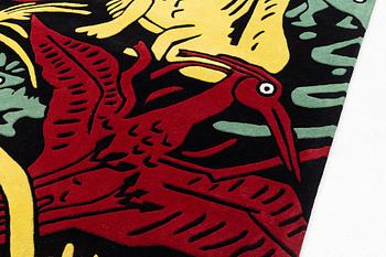 Carl Johan De Geer, a carpet, "Monster Subtil", hand tufted, c 297 x 199 cm, signed and numbered 1/25.