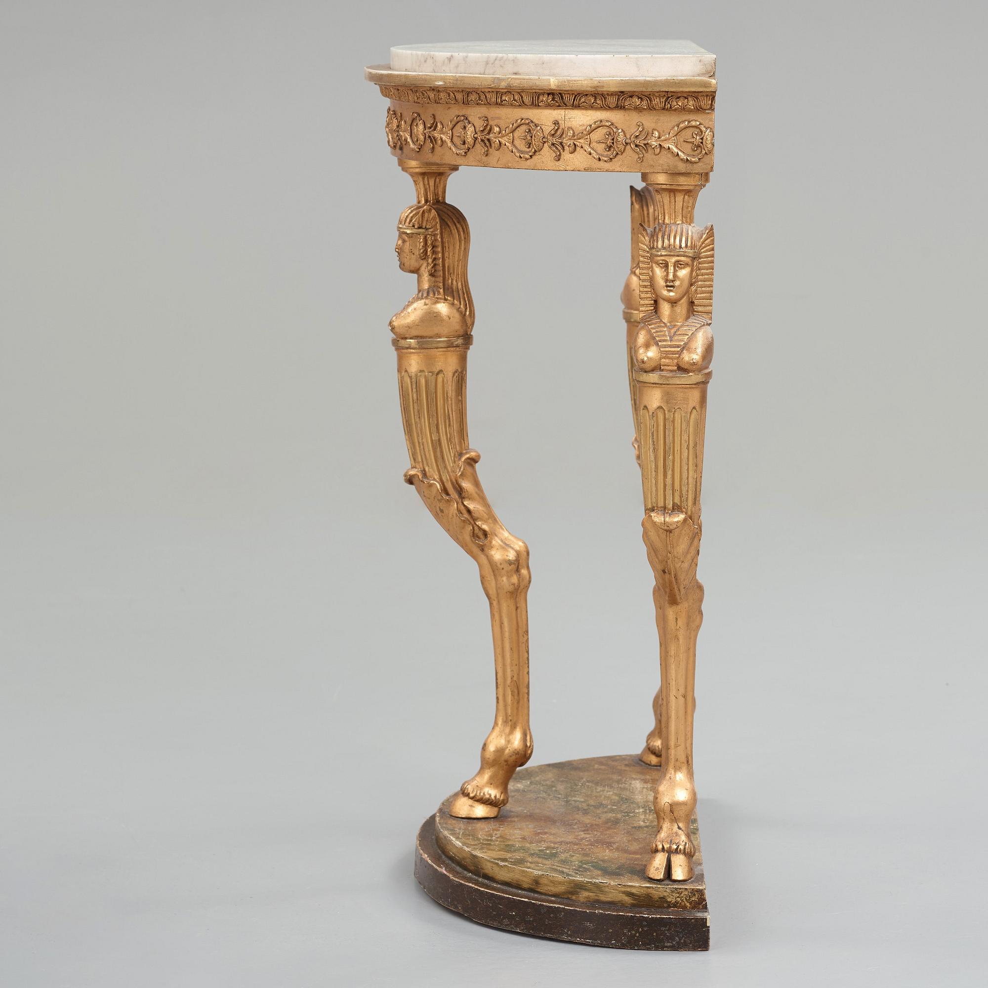 A late Gustavian circa 1800 console table.