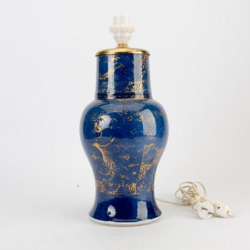 Bordslampa Kina 1700-tal porslin.