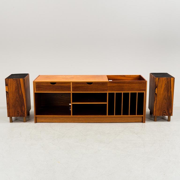 STEREOBÄNK/SIDEBOARD, 1960/70-tal.