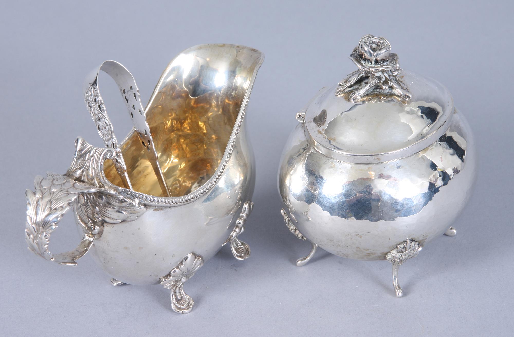 PARTI SILVER, 3 delar, 1900-tal. Vikt 384 gram.