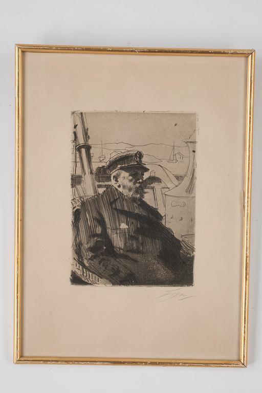 Anders Zorn, "King Oscar II" (II).