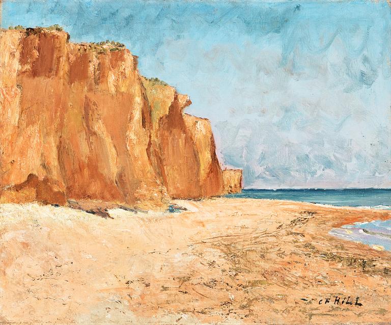 Carl Fredrik Hill, "Röda falaiser" / "Les falaises".