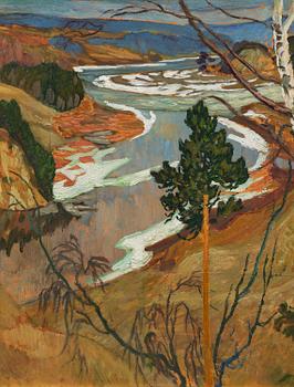 Helmer Osslund, "Tidig vår, Österås" ("Early Spring, Österås").
