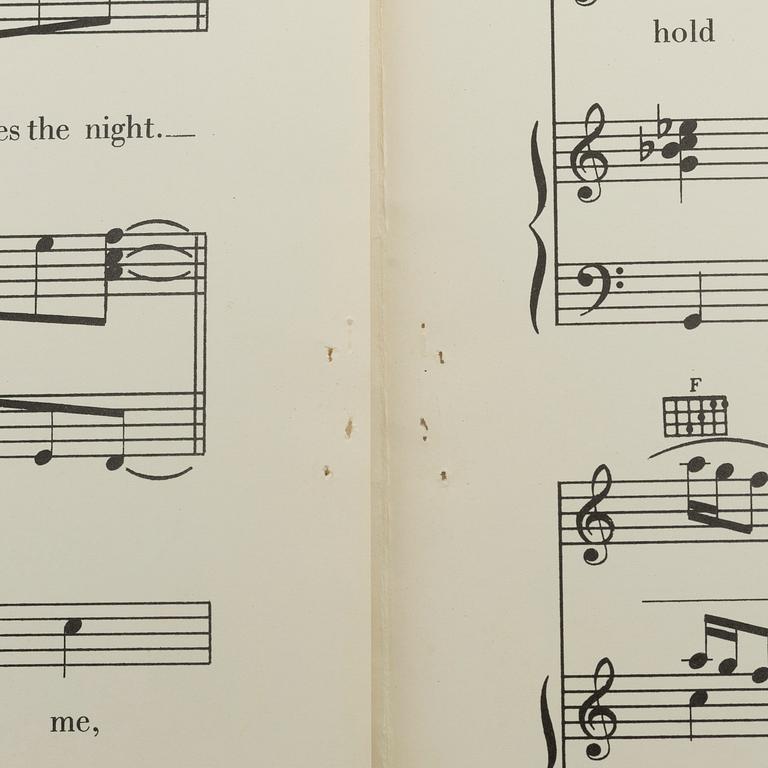 Beach Boys, "Here Comes The Night", signed sheet music, Almo Publications, USA.