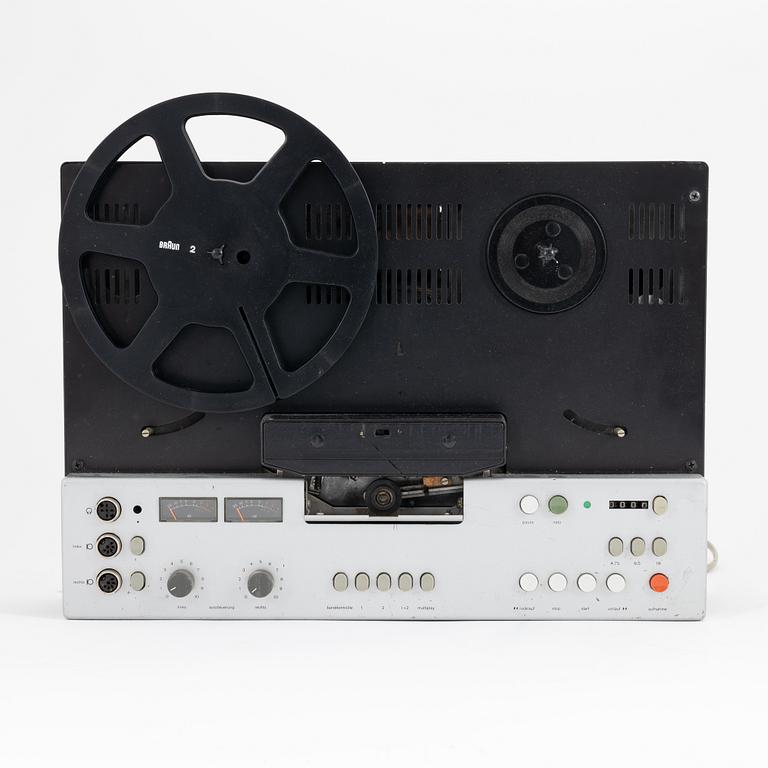 Dieter Rams, two tape recorders, TG 1000, Braun.