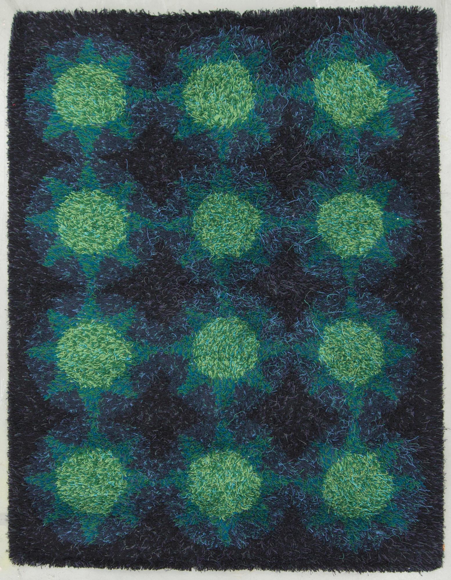 GUNILLA LAGERHEM-ULLBERG, CARPET. "Nova". Almost circular. Design by Gunilla Lagerhem-Ullberg, Kasthall. Around 235x180.