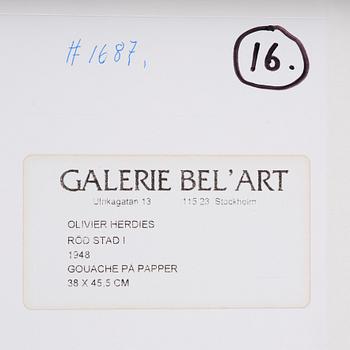 Olivier Herdies, "Röd stad I".