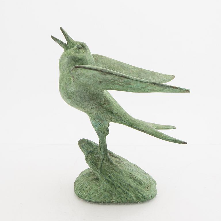 Carl Milles efter, skulptur brons, märkt Millesgården.