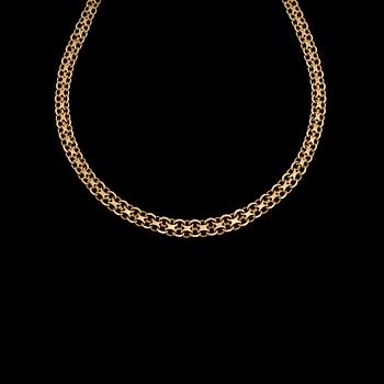 HALSLÄNK, 18k guld, Stockholms Ädelsmide. Vikt 19 g.