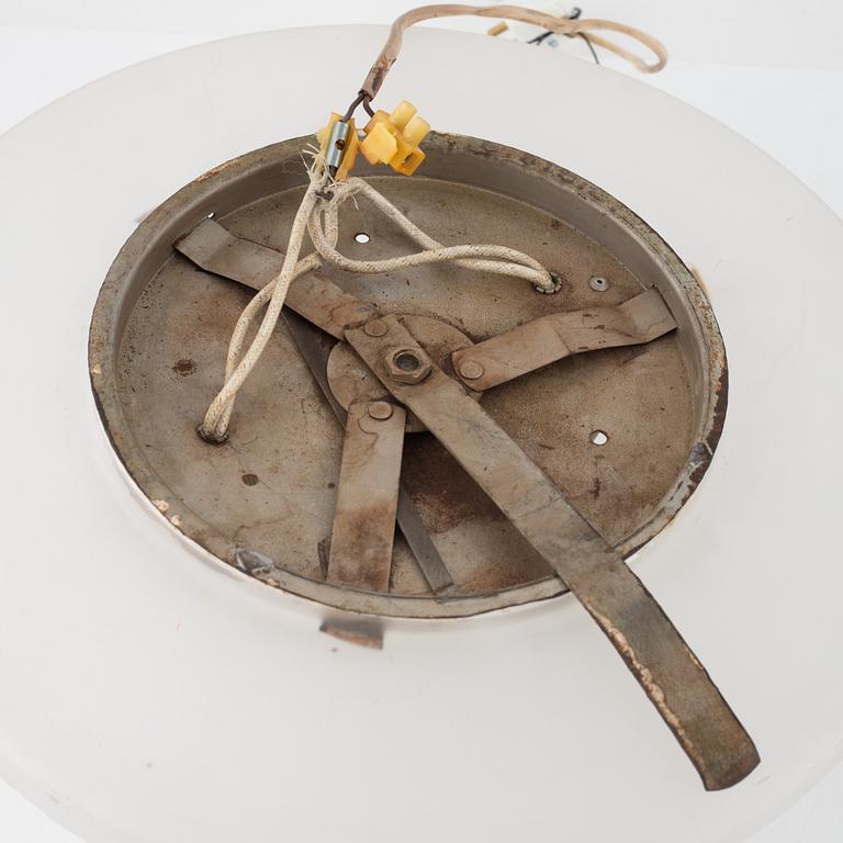 A pair of ceiling lights, mid 20th Century.