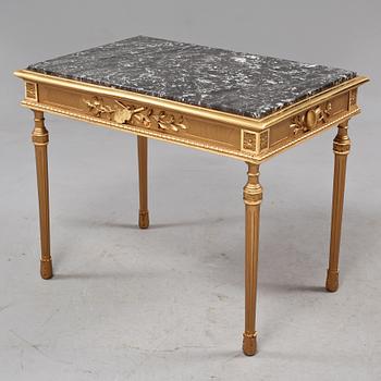 SALONGSGRUPP, 8 delar, Louis XVI-stil, 1900-talets första hälft.