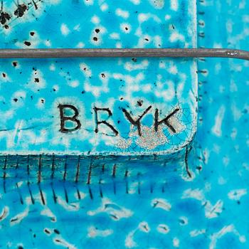 Rut Bryk, a stoneware relief signed BRYK.