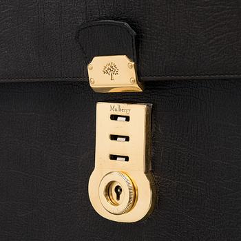 Mulberry, a leather briefcase.