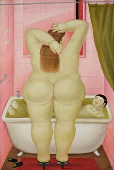 744A. Fernando Botero, "El cuarto de baño".