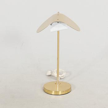 A Bergboms brass table lamp later part of the 20th century.