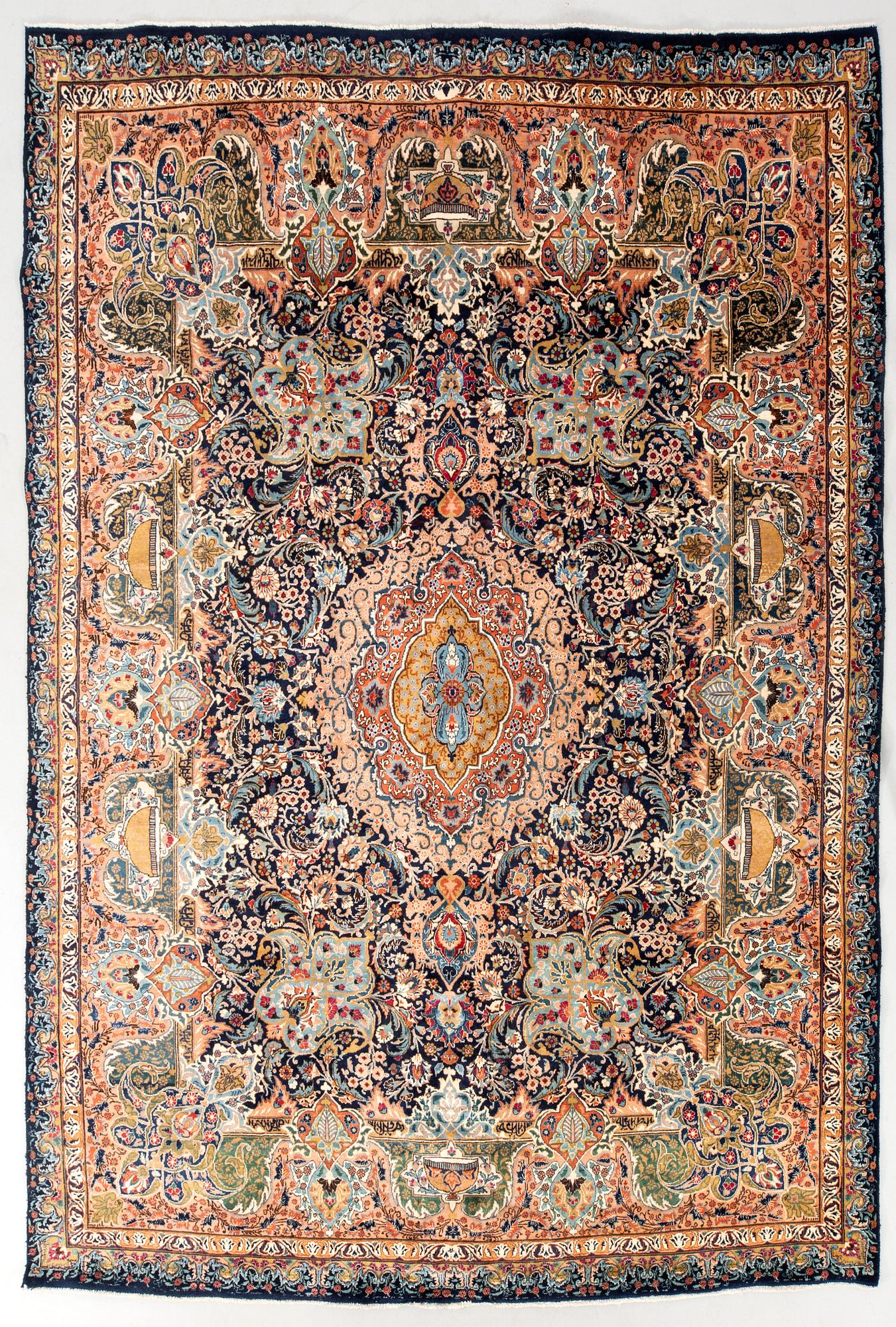 Kashmar Carpet, latter part of the 20th century, approx. 378x296 cm.