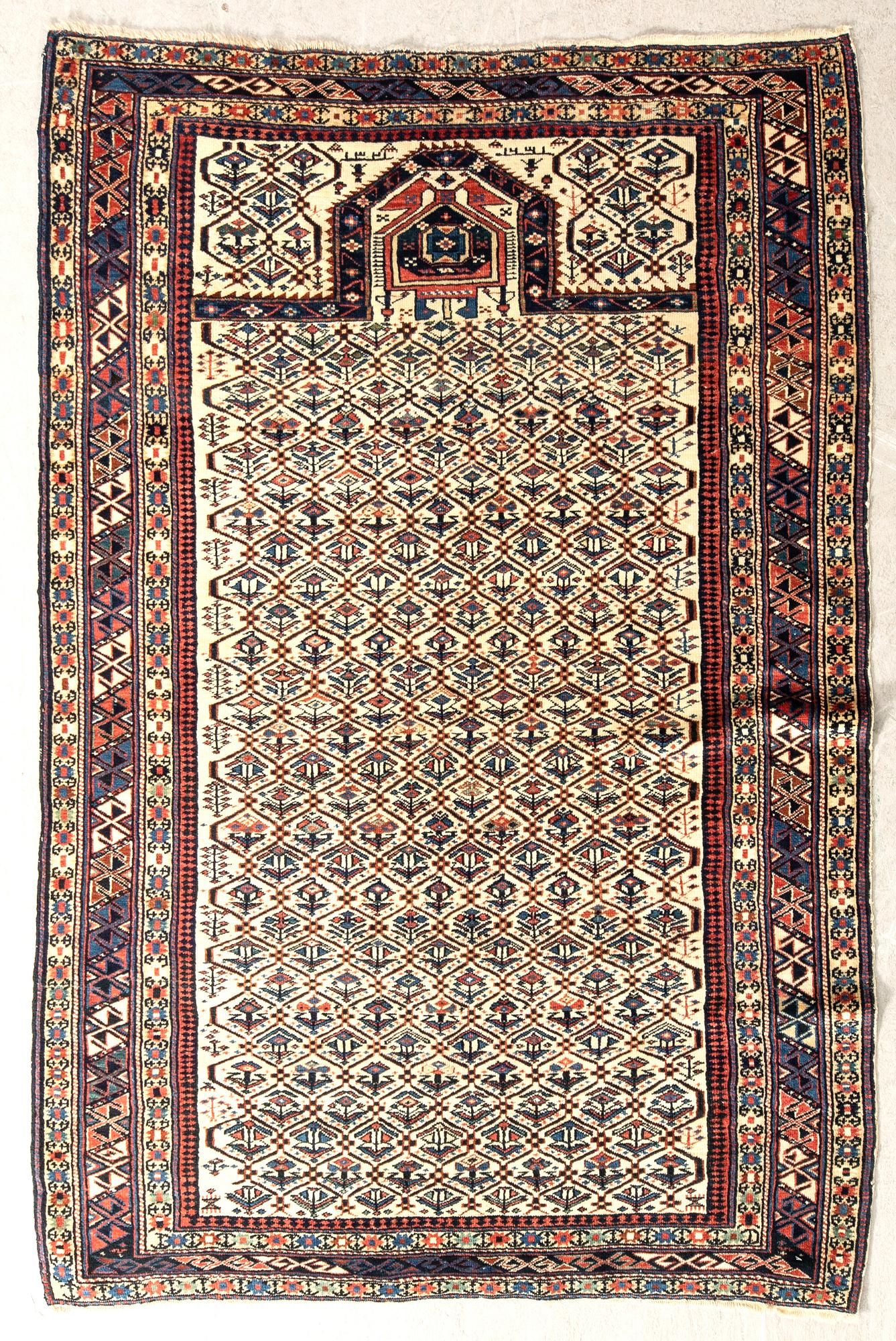 Rug Shirvan antique dated 1902 approx. 159x116 cm.