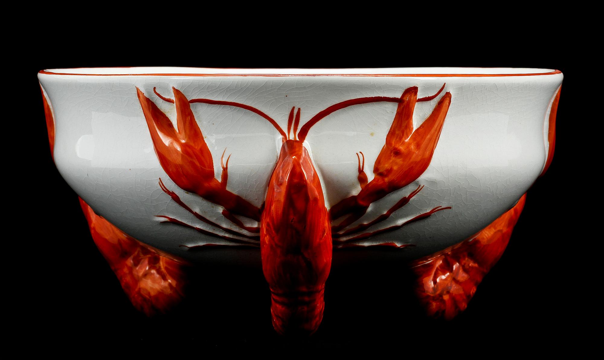 KRÄFTSERVISDELAR, 16 st, flintgods, Rörstrand.