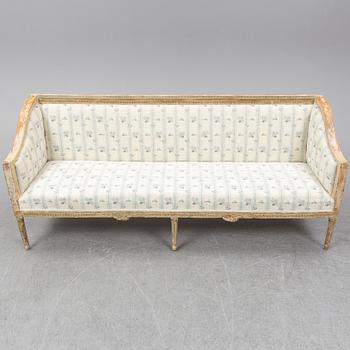 An end of the 18th Century Gustavian sofa.