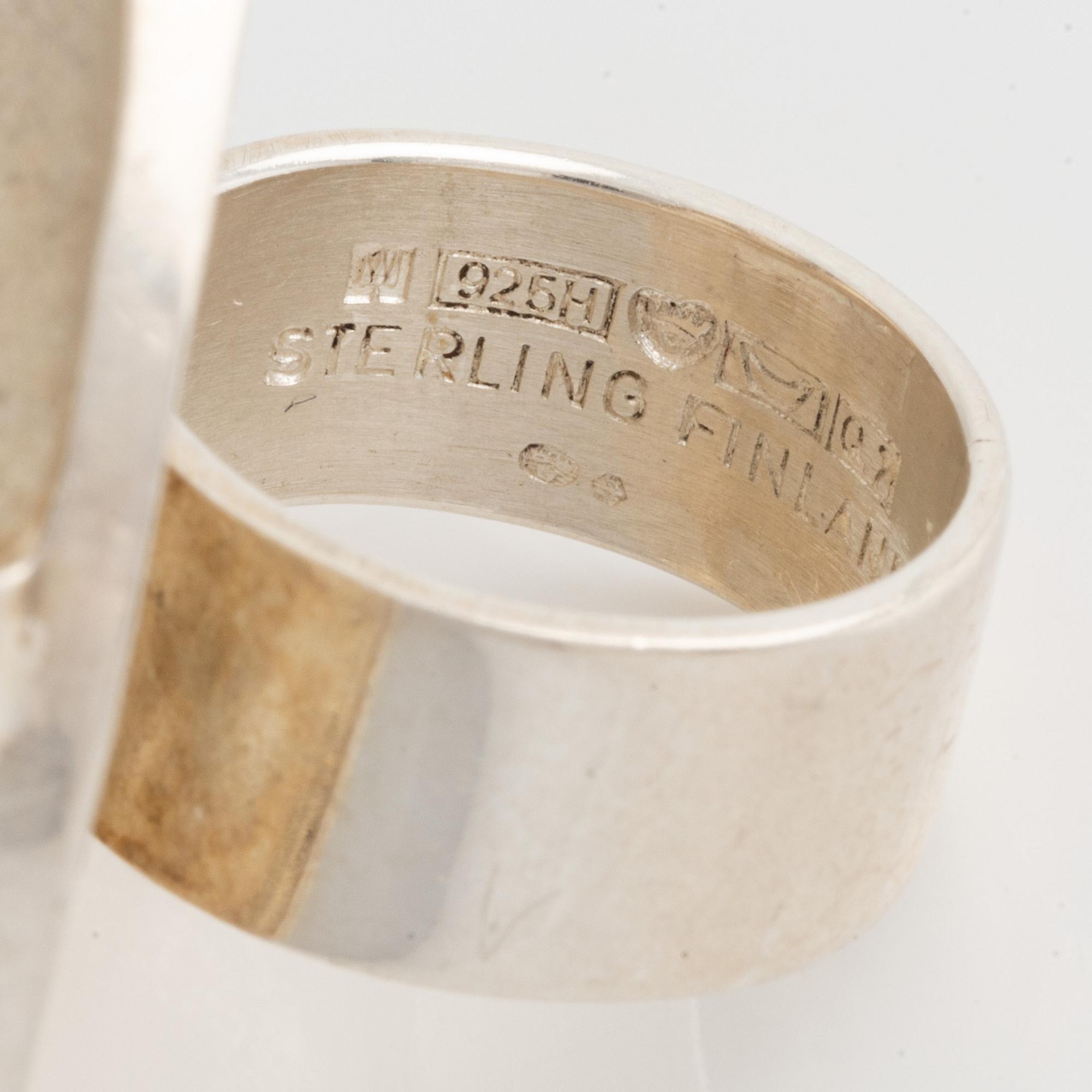 Björn Weckström, ring, "Jaara's Dream", sterling silver.