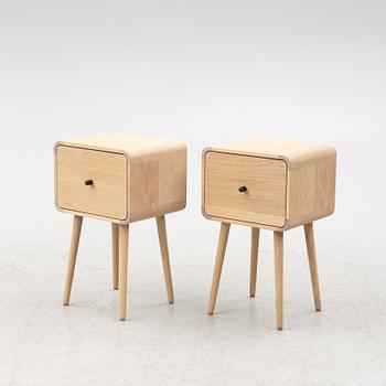 A pair of bedside tables, 'The Box One' Via Copenhagen.