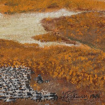Nils Nilsson Skum, Reindeer herding.