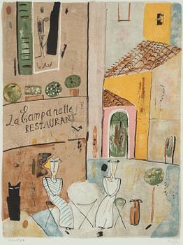 Madeleine Pyk,  "Restaurant La Campanette".