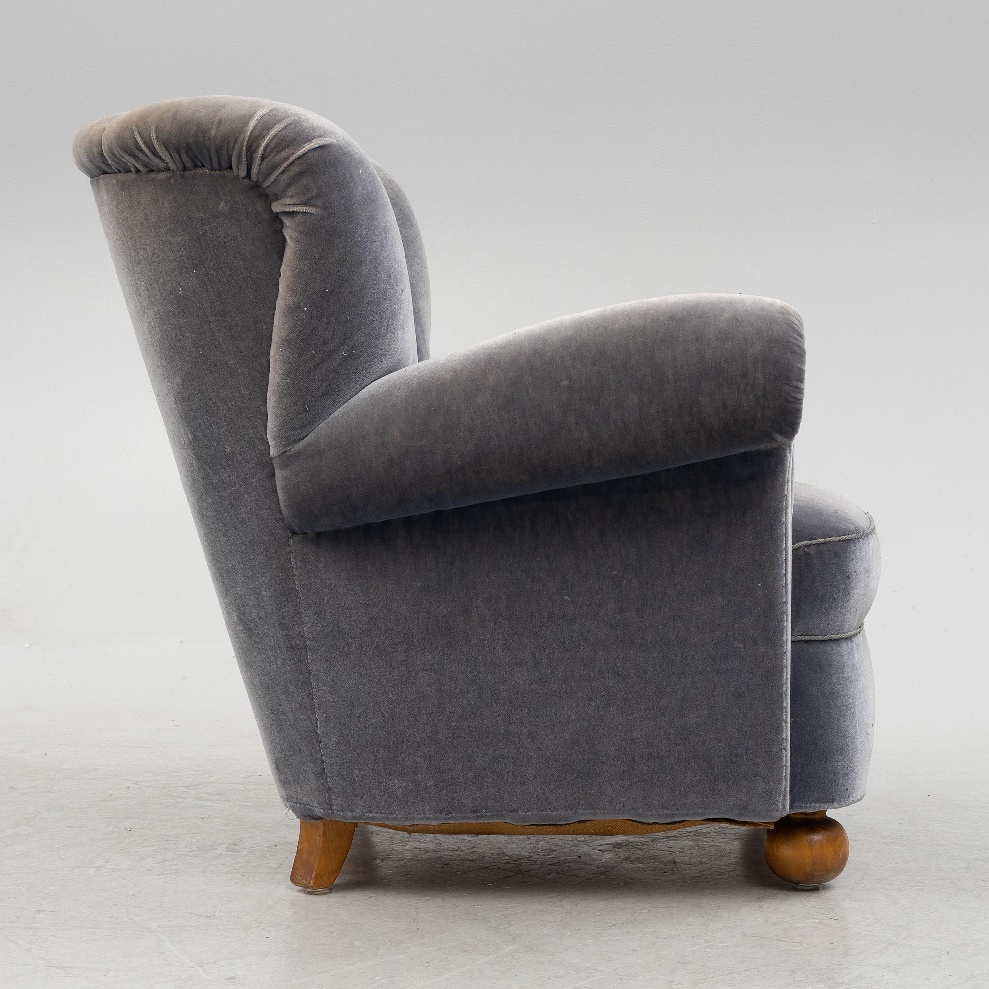 Armchair, Swedish Modern, 1950s.