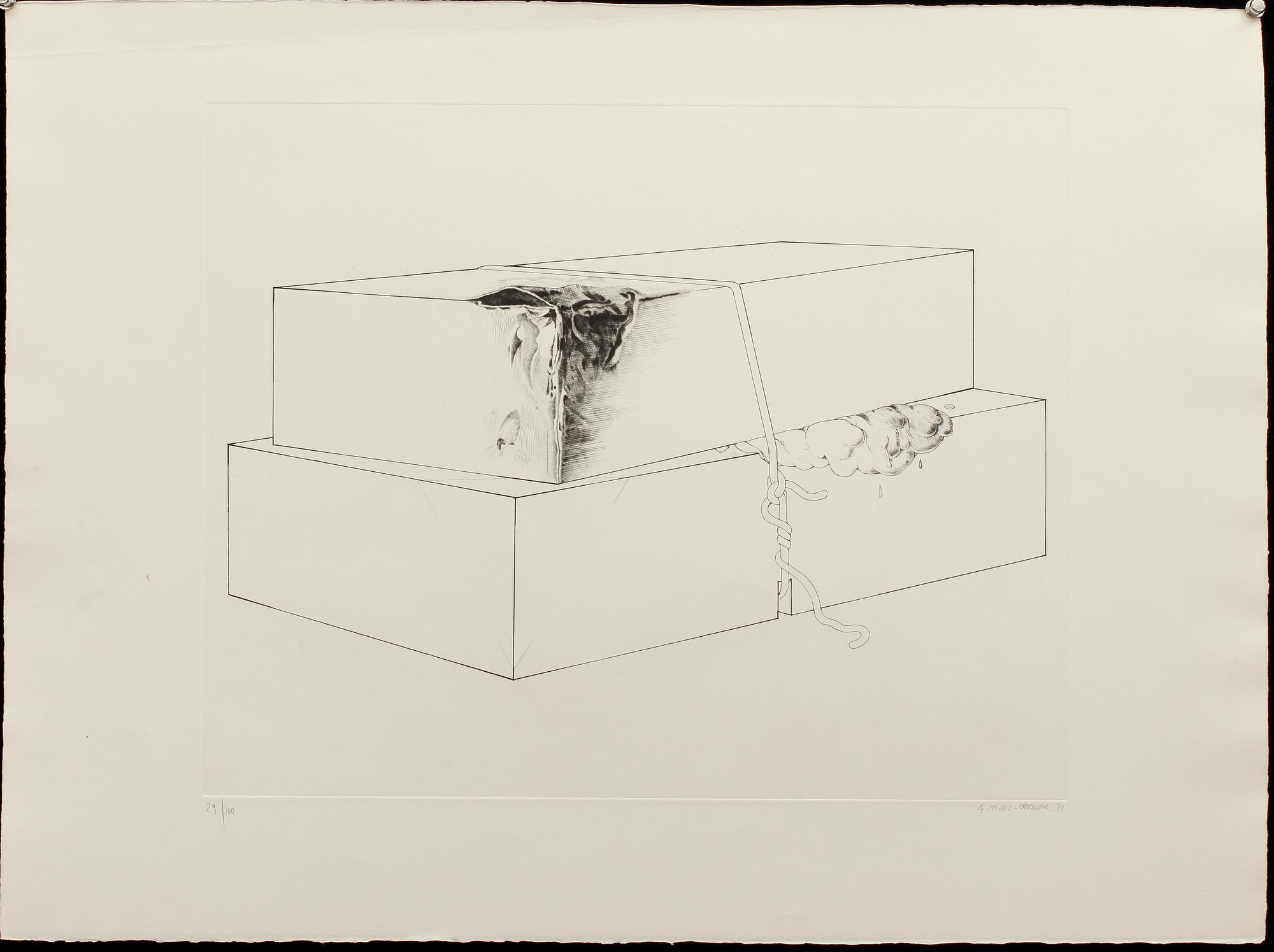 GERARD TITUS-CARMEL, 7 st, färglitografier, sign, dat och numr.