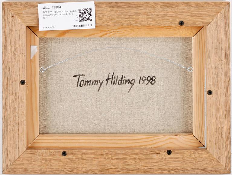 TOMMY HILDING, olja på duk, sign a tergo, daterad 1998.
