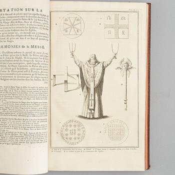 With 248 engraved plates relating to religious costumes and ceremonies, including distant lands such as China, 9 vols.
