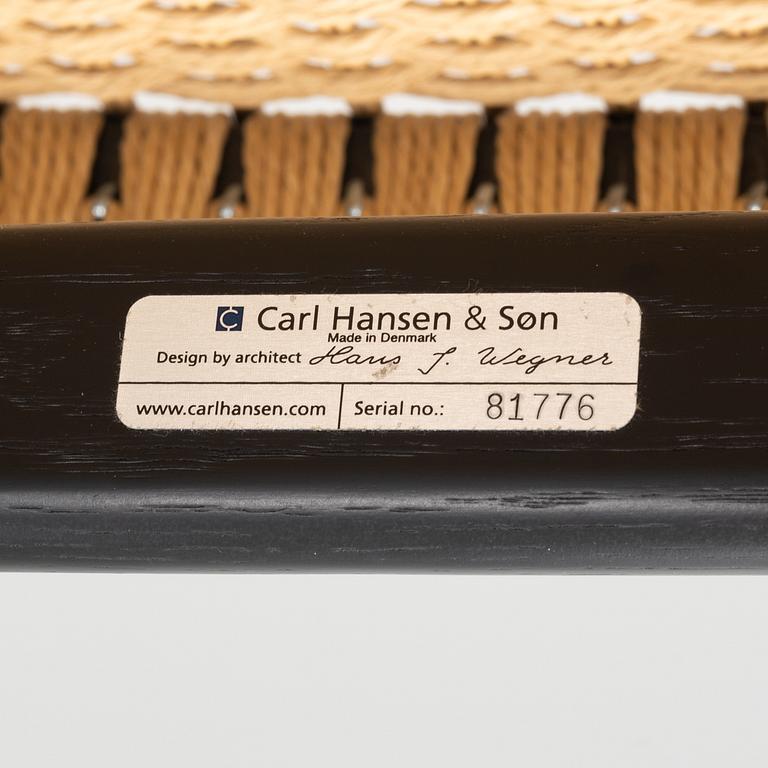 Hans J. Wegner, fåtölj, "CH25", Carl Hansen & Son, Danmark, 2000-tal.