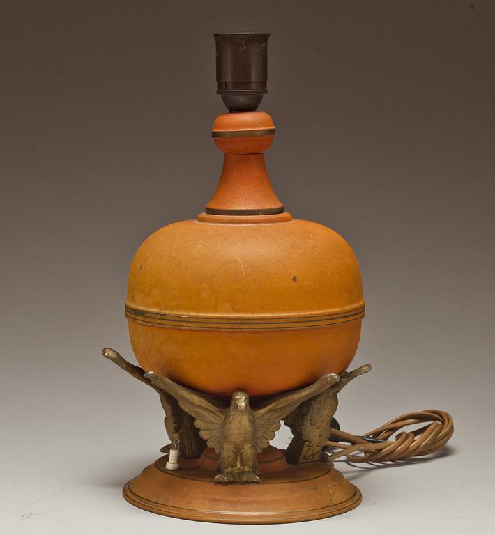 BORDSLAMPA, Art deco, 1930/40-tal.
