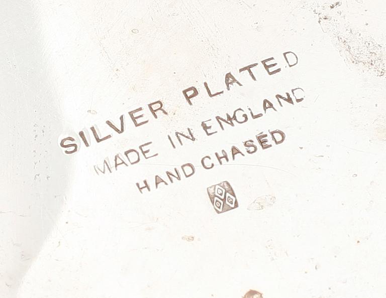 CHAMPAGNEKYLARE, nysilver, England, 1900-talets första hälft.