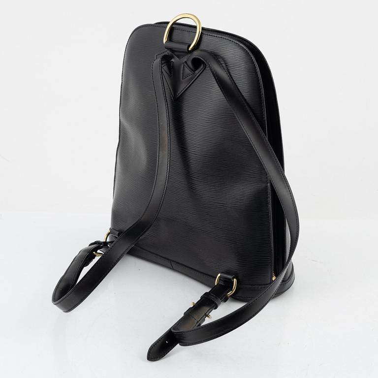 Louis Vuitton, A black Epi 'Goblin' backpack, 1995.