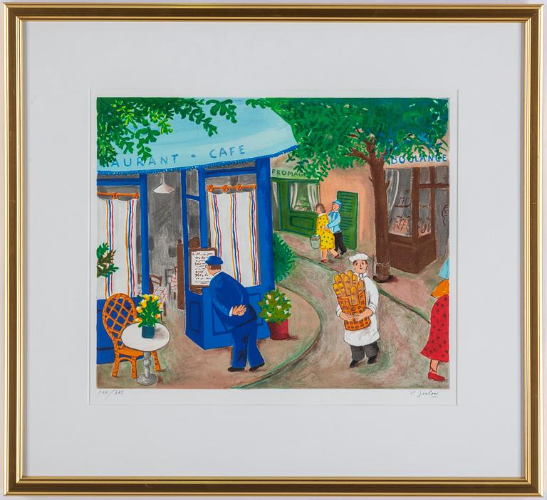 LENNART JIRLOW, färglitografi, signerad och numrerad 122/385.