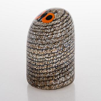 Oiva Toikka, a glass bird signed O. Toikka Nuutajärvi.