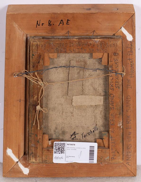 Allan Ebeling, Portrait of the Sculptor Erik Sand.