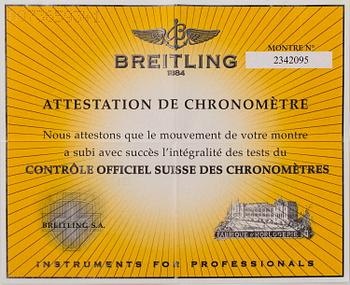 BREITLING, Evolution Acier, armbandsur, 44 mm.